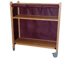 MRI Universal Cart - Made of Oak w/ 5" Casters 2' x 4' x 4' w/3 Shelves