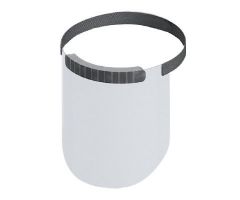 Disposable Clear Face Shield with Elastic Strap and Foam Pad 13 x9 - Package of 5 FS-2002