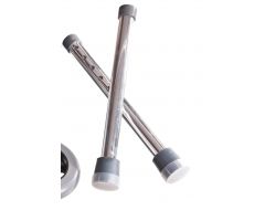 Walker Foot Piece Extension Set with 5" Wheels