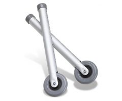 Footpiece Set with 3" Wheels for Walkers