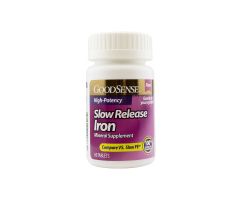 GoodSense Slow Release Iron Tablets 60 Ct