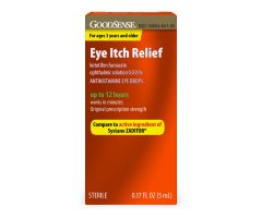 GoodSense Eye Itch Relief, Ketotifen Drops 0.17 Oz (5mL) - New Item