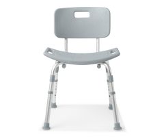 SHOWER CHAIR, ALUMINUM, KD