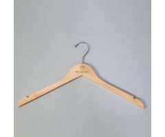 Personalized Natural Wood Hanger 