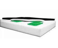 Bariatrc Wc Cushn 30X20X4 3 Layer Foam - Stain Resistant Fabric