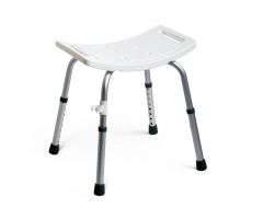 Easy Care Knockdown Shower Chair / Stool without Back, 250 lb. Weight Capacity