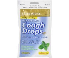 GoodSense Cough Drops Simply Menthol 5.4 Mg 30 Ct - A more natural option, No Artificial Colors, Preservatives, or Flavors