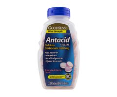 GoodSense Antacid Calcium Ultra Strength Chew Tabs Assorted Berry 72 Ct