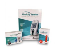 AimStrip Tandem Starter Kit, Total Cholesterol, Glucose