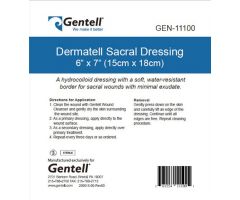 Dermatell Hydrocolloid 6" x 7" Sacral Dressing