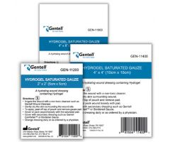 Hydrogel 2" x 2" Saturated Gauze
