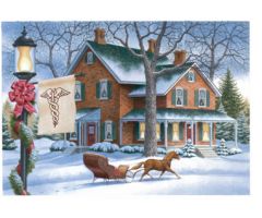Medical Warm Winter Welcome Print Only