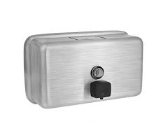 Genuine Joe Stainless Steel Liquid Soap Dispenser,Horizontal,1185 mL - GJO85146