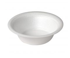 Disposable White Foam Bowls by Genpak GPK82100Z