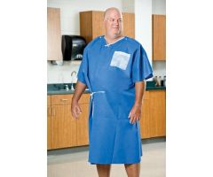 Amplewear Non-Woven Exam Gown,Blue,40" x 50"
