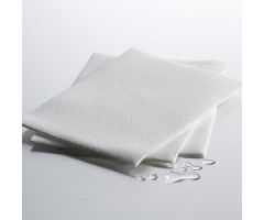 Airlaid Washcloth, White, 13" x 13.5"