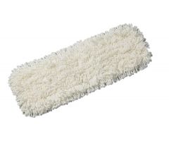 Synthetic Prem Sewn Dust Mop, White, 5" x 18"