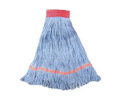 Large Looped-End Blue Mop, 24 oz.