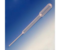 Transfer Pipette with Narrow Stem, 6.5 mL, 155 mm, 500/Dispenser Box, 10 Boxes / Case
