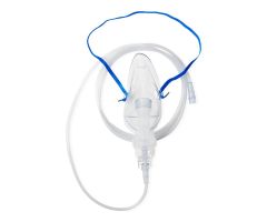 Disposable Handheld Nebulizer Kit with Upstream Nebulizer, Adult Mask, 7' Tubing and Standard Connector