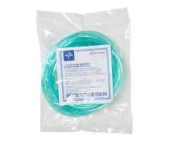 Green Crush-Resistant Oxygen Tubing, 14', Standard Connector