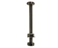Bolt For heel loop on stainless steel foot plates