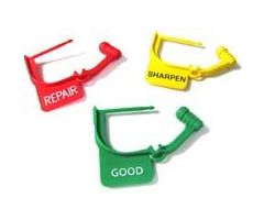 Instrument Repair Tag, Red