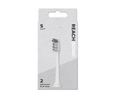 Reach PTB Sonic Antibacterial Replacement Heads, 2 Count