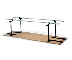 Height- and Width-Adjustable Parallel Bars, 10' L x 15 to 28" W x 29 to 42" H