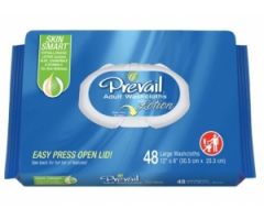 Prevail Disposable Washcloths, Adult, 12" X 8"