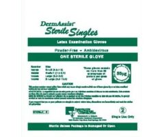 Powder Free Latex Exam Gloves Sterile Singles Size L