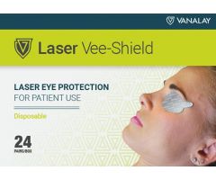 Vee-Shields Disposable Laser Eye Shield, 24/Box