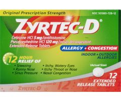 J&J Zyrtec Allergy Relief 020427