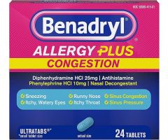 J&J Benadryl Allergy Ultratab Tablets 505572
