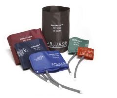 Dura-Cuf Blood Pressure Cuff with 2-Tube DINACLICK Connector, Adult, Navy JLCDURA22AH