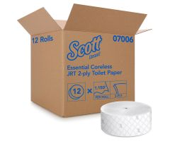 Scott Coreless Jumbo Roll Bathroom Tissue by Kimberly-Clark K-C07006