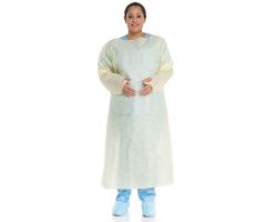 Over-The-Head Isolation Gown, Yellow, Size 2XL