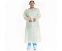 Over-The-Head Isolation Gown with Thumb Loops, Universal