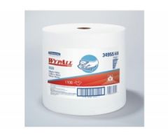 WypAll X60 Hydroknit Wipers, White, 12.5" x 13.4", 1, 100 Sheets / Roll