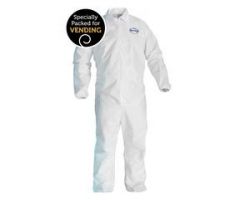 Kleenguard A40 Liquid and Particle Protection Coverall, Zipper Front, Elastic Wrist, Size 4XL