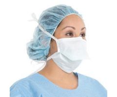 DuckBill Surgical Mask, Pouch Type with Ties, Blue