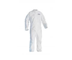 Kleenguard A20 Coveralls with Zipper, White, Size XL