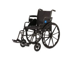 K3 Guardian 16" Wide Wheelchair with Desk-Length Arms and Swing-Away Footrests