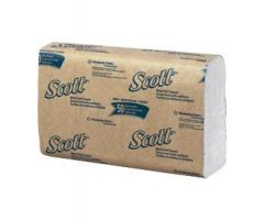 Scott 100% Recycled Fabric Towels, Multifold, White