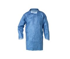 Blue A60 Kleenguard Snap Front Lab Coat by Kimberly-Clark Corpor