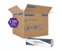 Precision Wipers, Pop-Up, 1-Ply, 14.7" x 16.6", White, 140/Box