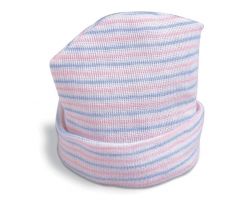 Life Trace Baby Beanie, 2 Ply, Pink and Blue
