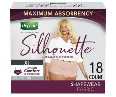 Kimberly-Clark Depend Silhouette Maximum Briefs 54219