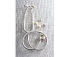 Neonatal Stethoscope, Stainless Steel, Gray