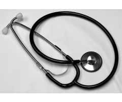 STETHOSCOPE SNGL HEAD BLK